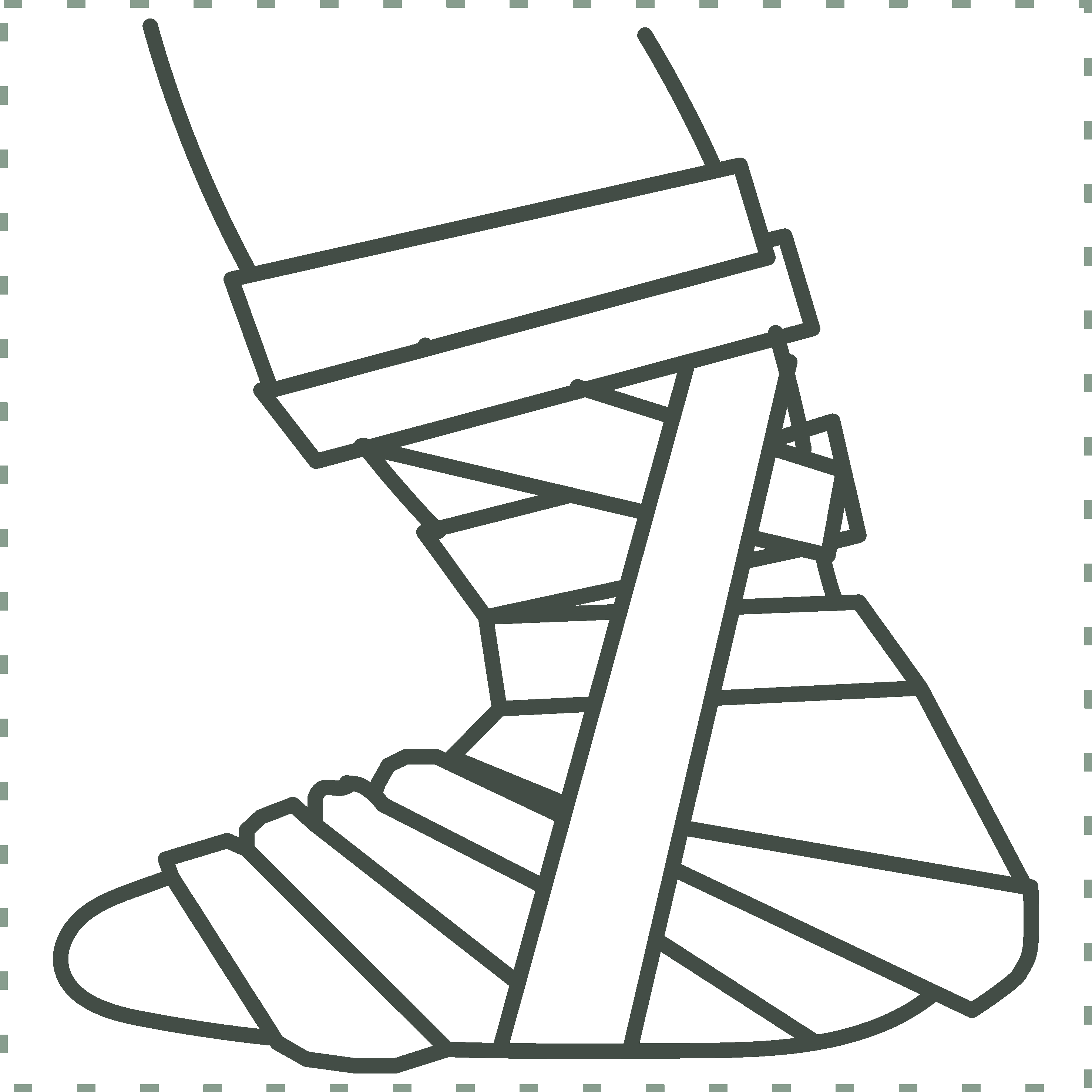 Broken Leg - Accident Icon