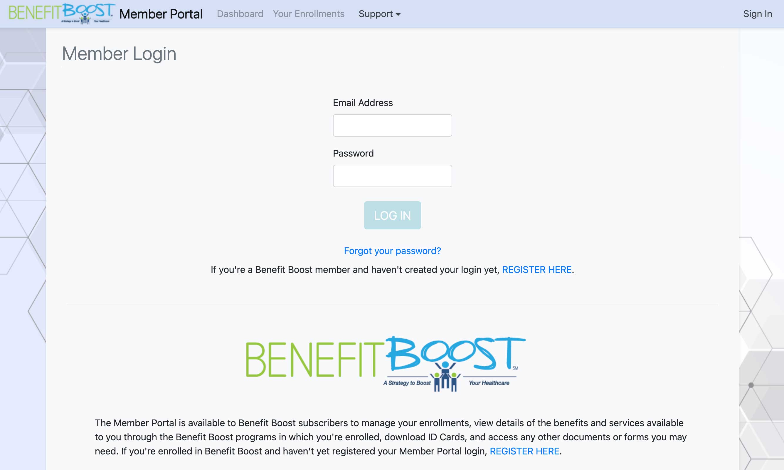 Benefit Boost Only Member Portal