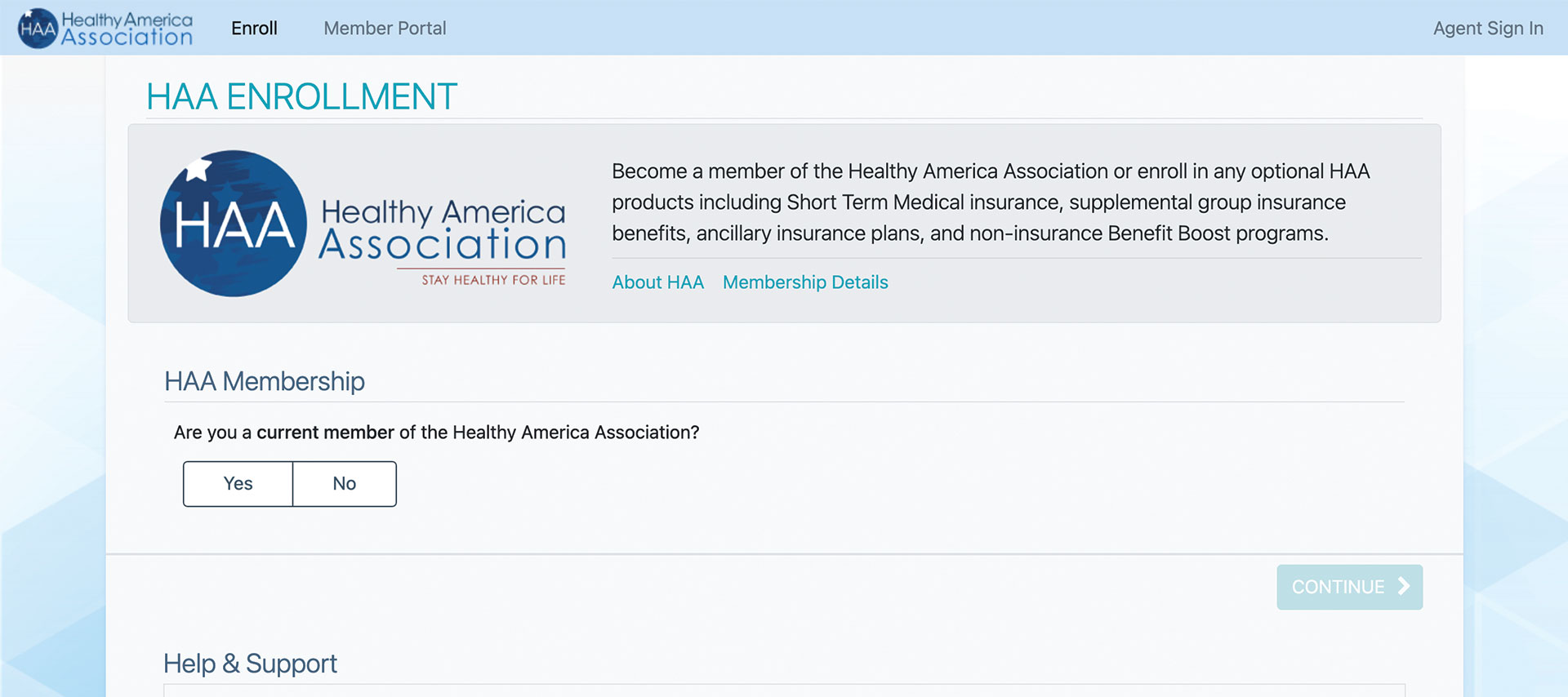 HAA & BB Enrollment Link