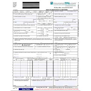 HCFA-1500 Claim Form