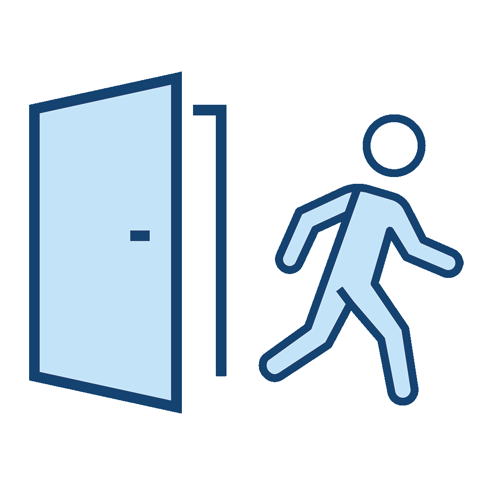 Leaving Icon