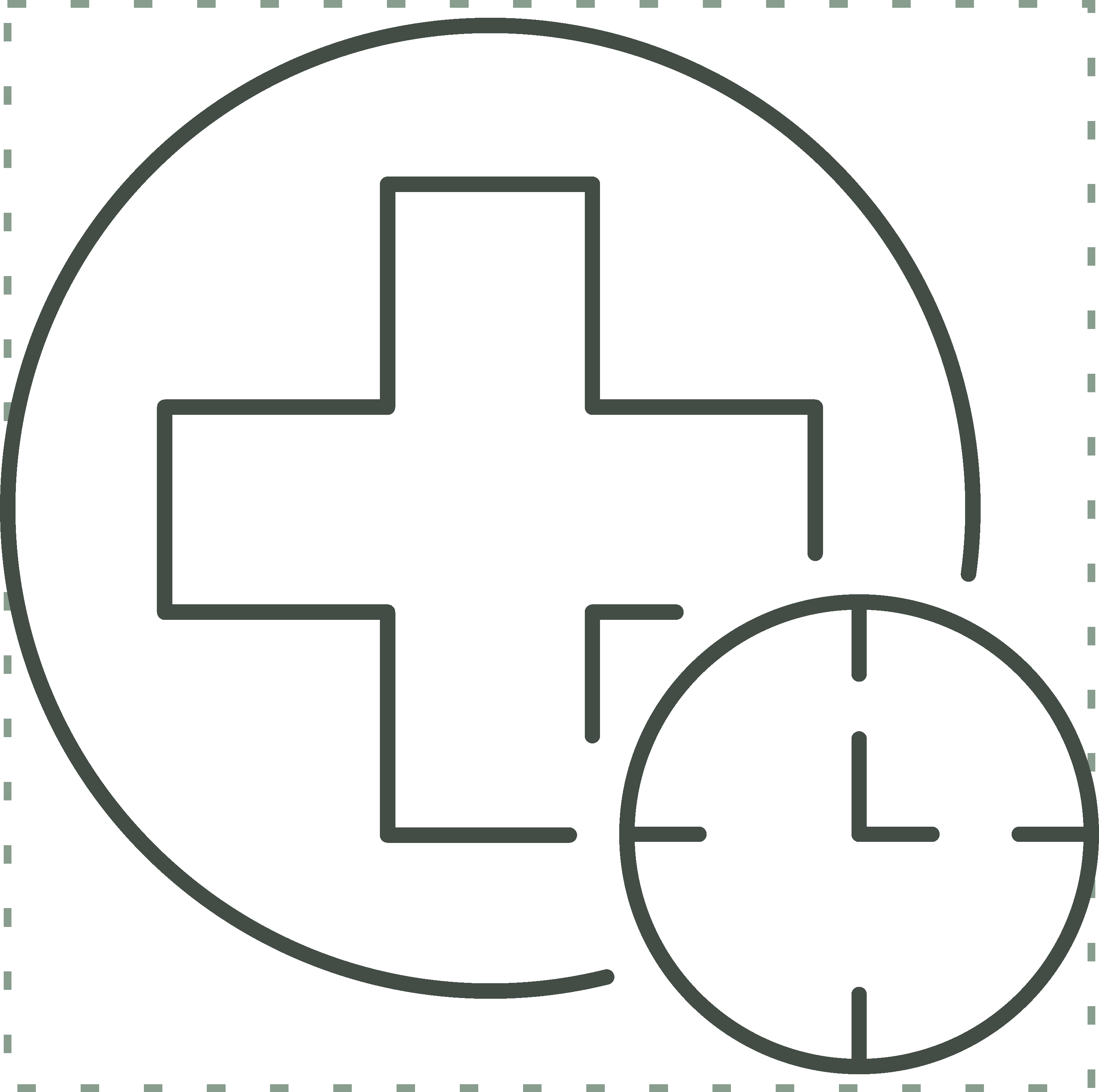 Care with Clock - Short Term Icon