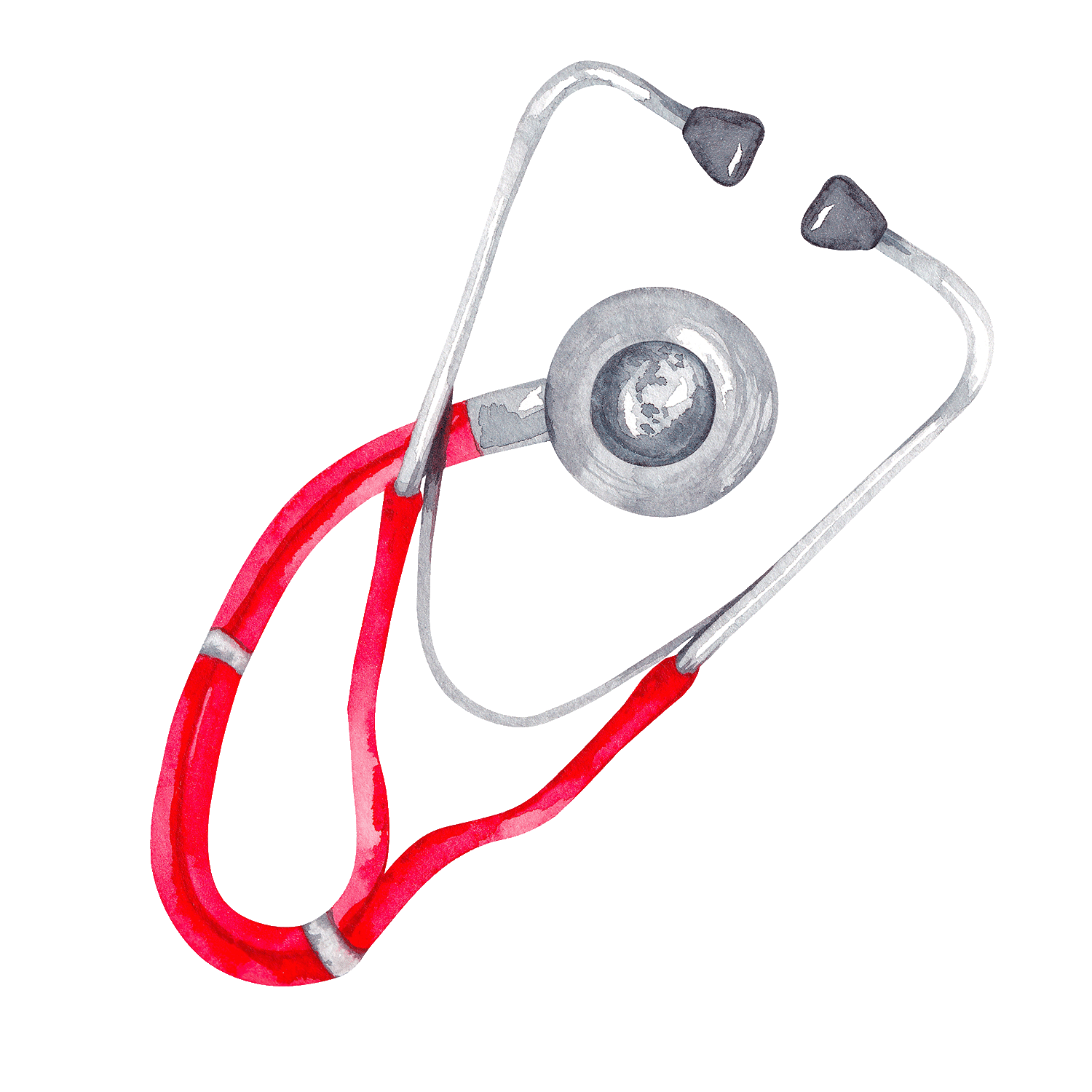 watercolor stethoscope